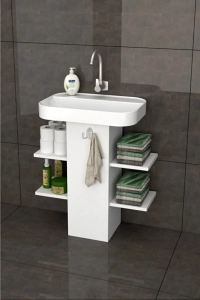  Banyo Dolabı | Düzenleyici Dolap | Banyo Düzenleyici Raflar | Lavabo Altı Kapama Kutusu